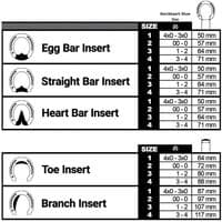 Diamond Toe Inserts 4 pcs