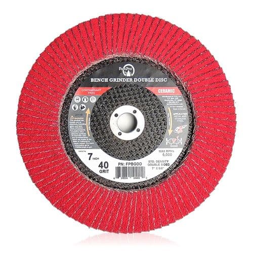 FootPro Double Sided Bench Grinder Disc