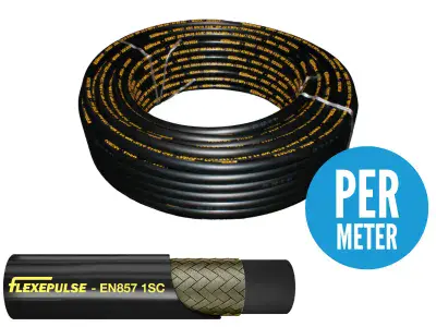 1 Wire Compact Braided Hydraulic Hose - 1SC