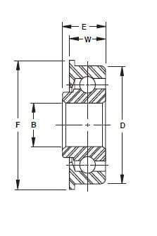1136-0655-01 STIGA EQUIVALENT BEARING