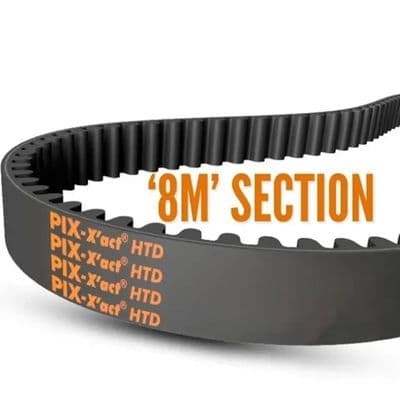 968-8M  HTD belt 121 Teeth