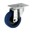 Blue Elastic Rubber Swivel Top Plate 100mm