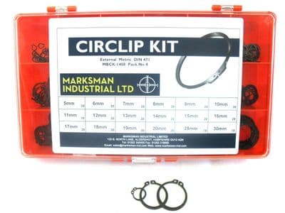 CIRCLIP EXTERNAL METRIC KIT