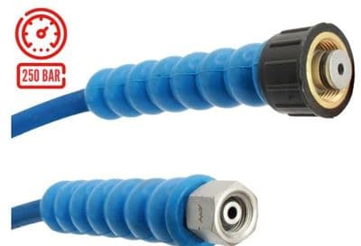 Jetwash Hose 250bar Blue 1/4BSP female - 22mm Karcher Style
