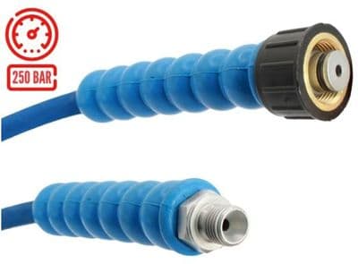 Jetwash Hose 250bar Blue 1/4BSP Male - 22mm Karcher Style