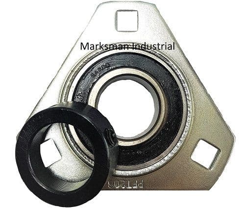 SAPFT205-16 STEEL TRIANGULAR BEARING UNIT 1 SHAFT