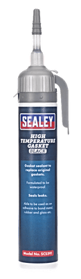 SEALEY HIGH TEMPERATURE GASKET SEALANT BLACK 200ml SCS591
