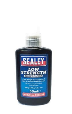 SEALEY LOW STRENGTH THREADLOCK 50ml/ SCS222S