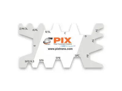 V BELT PROFILE GAUGE / IDENTIFIER