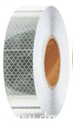 WHITE/SILVER CONSPICUITY TAPE - 50M