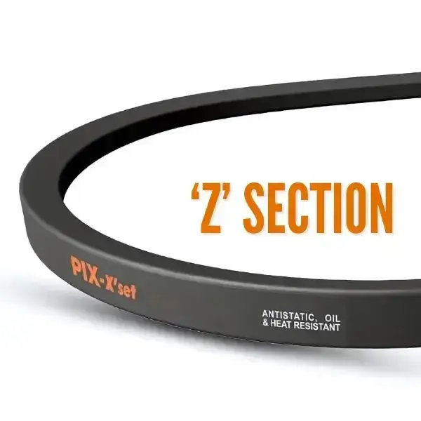 Courroie Trapézoïdale 10 X 975 Li - Section 10x6mm | Néoprène Polyester Antistatique | Norme DIN 2215 Section 10x6mm Néoprène Polyester