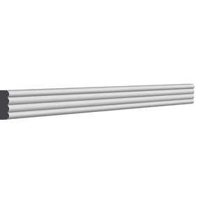 21MM X 6.5MM REEDED MOULDING MDF SAMPLE | MDF Store