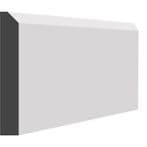 BEVEL LARGE MDF SKIRTING BOARD