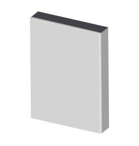 BULLNOSE SMALL MDF PLINTH BLOCK | MDF Store