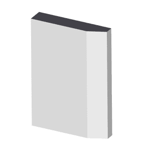 CHAMFER SMALL PLINTH BLOCK SAMPLE | MDF Store