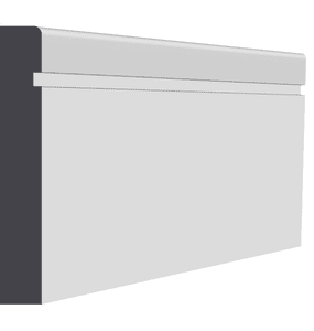 GROOVE 1 BULLNOSE MDF SKIRTING BOARD | MDF Store