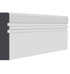 GROOVE 2 BULLNOSE MDF ARCHITRAVE | MDF Store