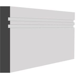 GROOVE 2 SQUARE MDF SKIRTING BOARD | MDF Store