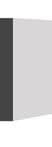 SQUARE MDF WALL PANELLING STRIPS - 2.4M