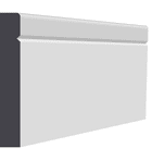 V-GROOVE 1 BULLNOSE MDF SKIRTING BOARD