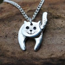 3D Cat pendant necklace P26