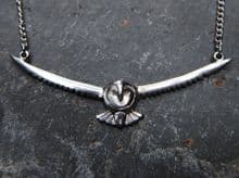 Barn owl necklace P05