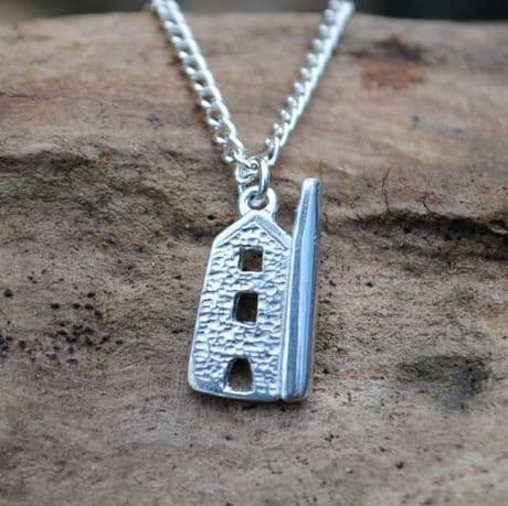 Cornish tin mine pendant P84