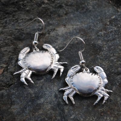 Crab earrings E91