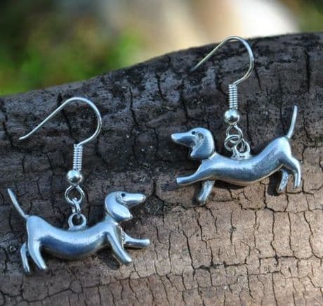 Dachshund earrings