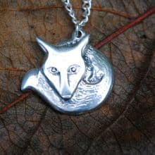 Fox pendant necklace P61