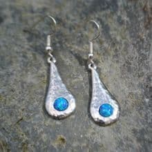 Opalite teardrop earrings E105