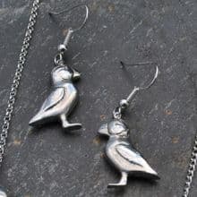 Puffin earrings