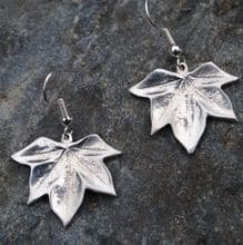 Sycamore leaf earrings E89