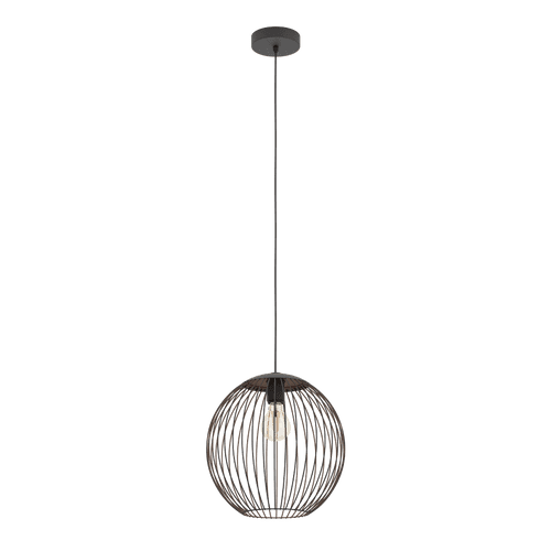Eglo ALMANZORA pendant light steel black, copper 901868 UK By Massive Lighting