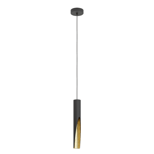 Eglo BARBOTTO pendant light steel black, gold 900872 UK By Massive Lighting