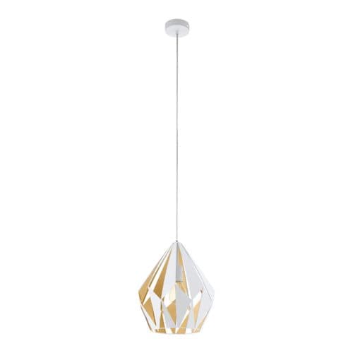 Eglo Carlton 1 Pendant Light 49932 UK By Massive Lighting