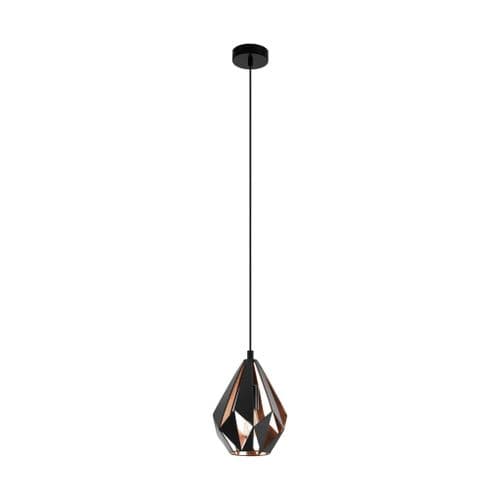 Eglo Carlton 1 Pendant Light 49997 UK By Massive Lighting