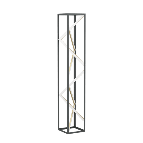 Eglo PENELA floor light aluminium, steel black, gold 390419 UK By Massive Lighting
