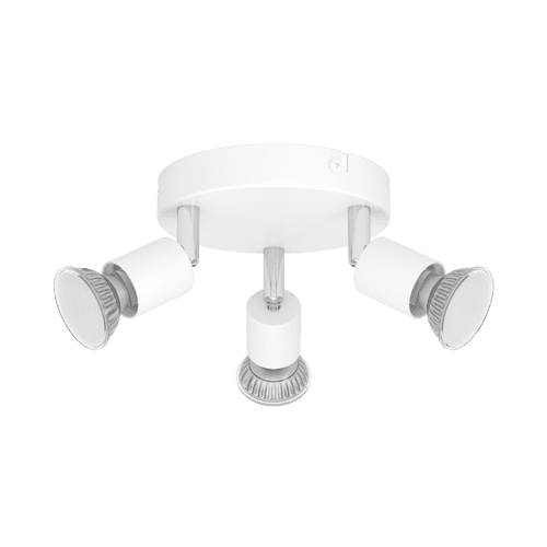 Eglo   STECCI-E spot steel, plastic white 74005 By Massive Lighting