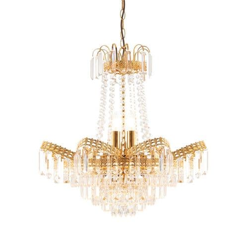 Endon Adagio 9lt Pendant 96819-GO By Massive Lighting