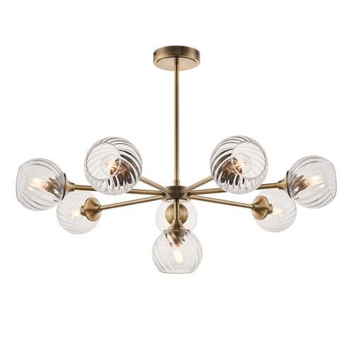 Endon Allegra 8lt Pendant 103172 By Massive Lighting