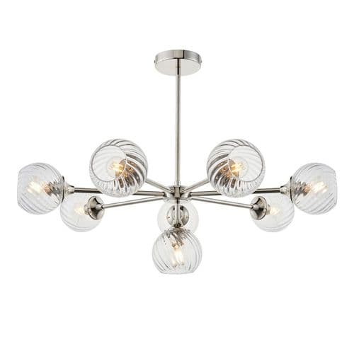 Endon Allegra 8lt Pendant 104051 By Massive Lighting