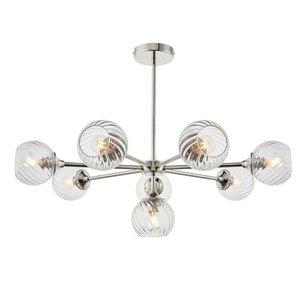 Endon Allegra 8lt Pendant 104051 By Massive Lighting