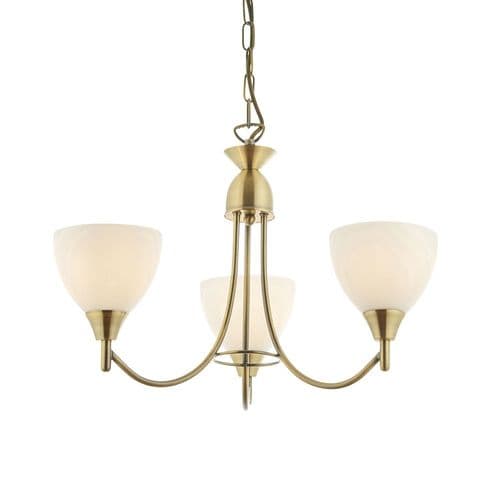 Endon Alton 3lt Pendant 1805-3AN By Massive Lighting