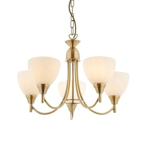 Endon Alton 5lt Pendant 1805-5AN By Massive Lighting