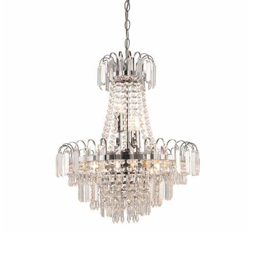Endon Amadis 6lt Pendant 96826-CH By Massive Lighting