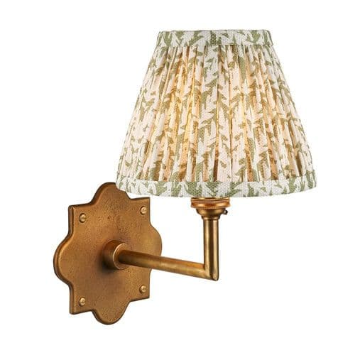 Endon Anvil Angle & Leaf 16cm Wall 113791 By Massive Lighting