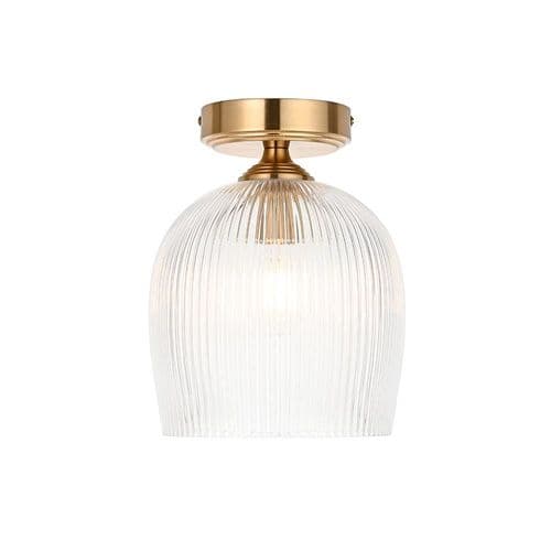 Endon Ashcroft Ribbed Flush 120623 By Massive Lighting