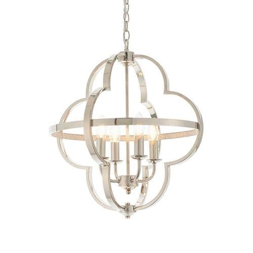 Endon Barton 4 Light Pendant 95853 By Massive Lighting