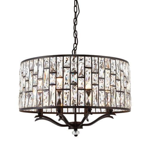 Endon Belle 8lt Pendant 69391 By Massive Lighting